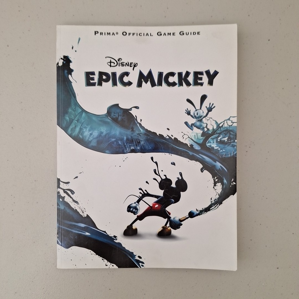 Disney Epic Mickey Prima Official Game Guide Book